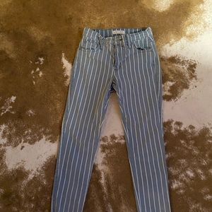 Striped James Jeans (ankle)